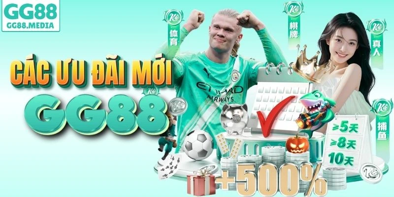 GG88 tổ chức nhiều ưu đãi mới