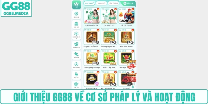 Giới thiệu GG88 về cơ sở pháp lý và hoạt động